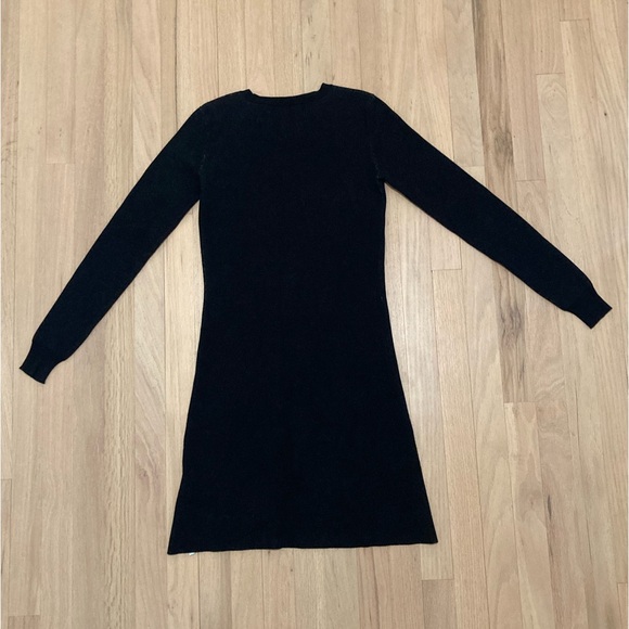 OFF-WHITE 🖤 “LITTLE BLACK DRESS” Sweater Mini Dress - Picture 12 of 16